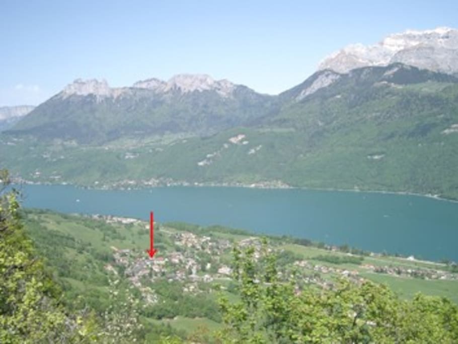 La Pelouse, Le Chalet, l'emplacement